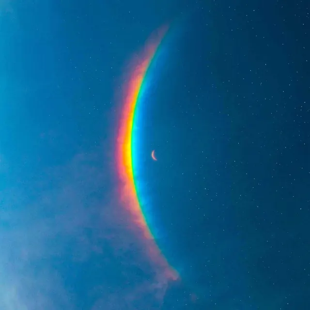 Rainbow Halo Celestial Phenomenon