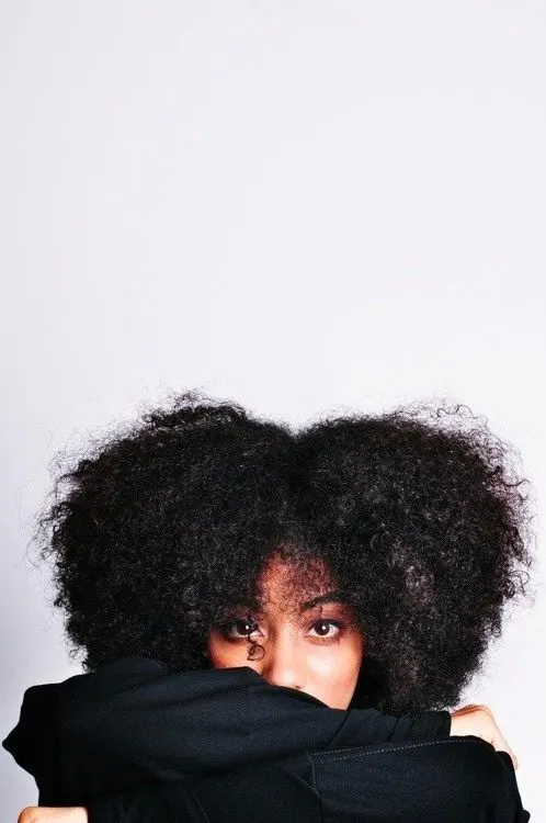 Portrait of a Person with Afro Hair