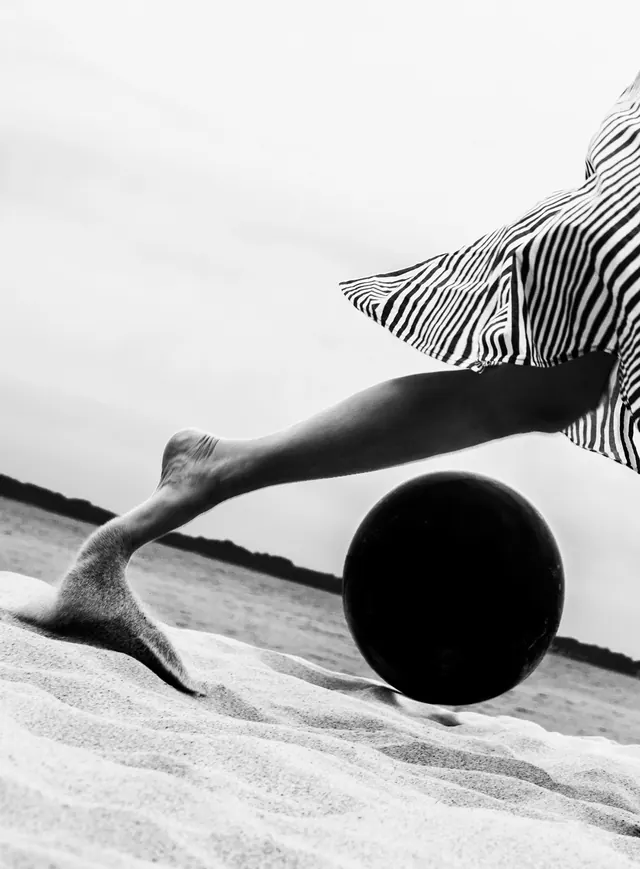 Monochrome Beach Photography