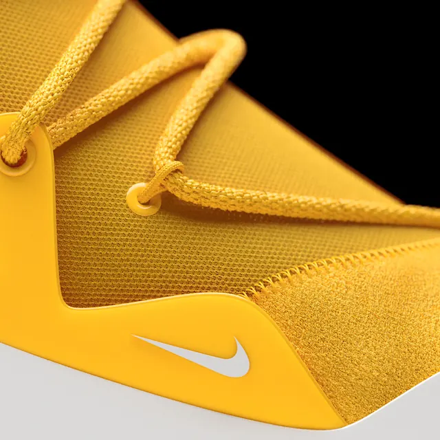 Yellow Athletic Footwear Detail