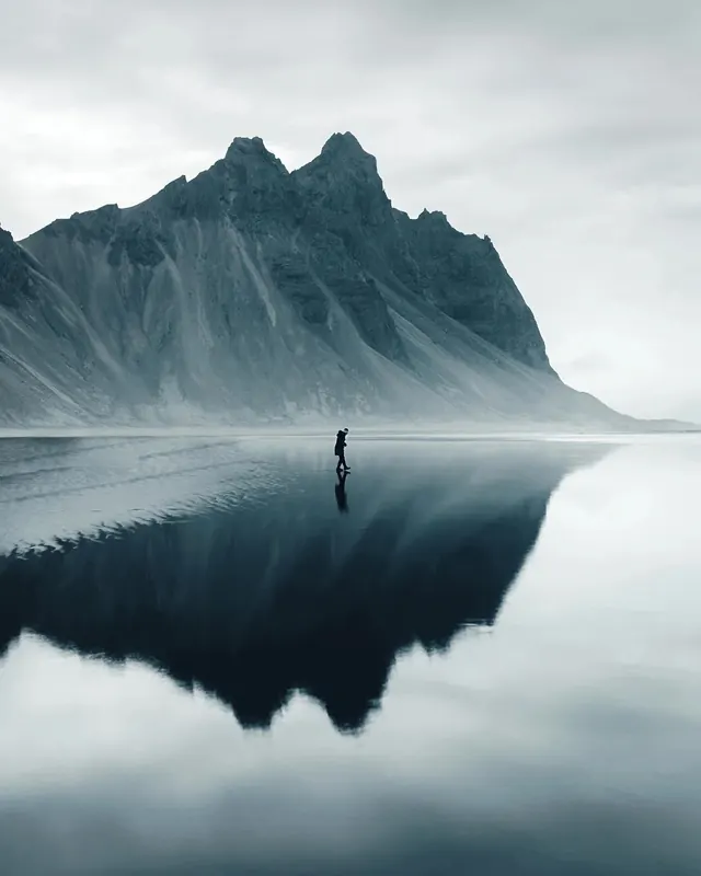 Mountain Reflection Landscape