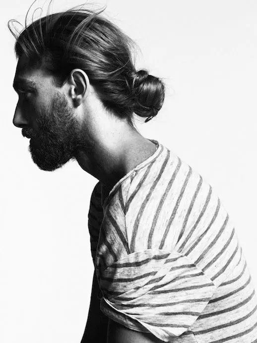 Black and White Portrait of a Man