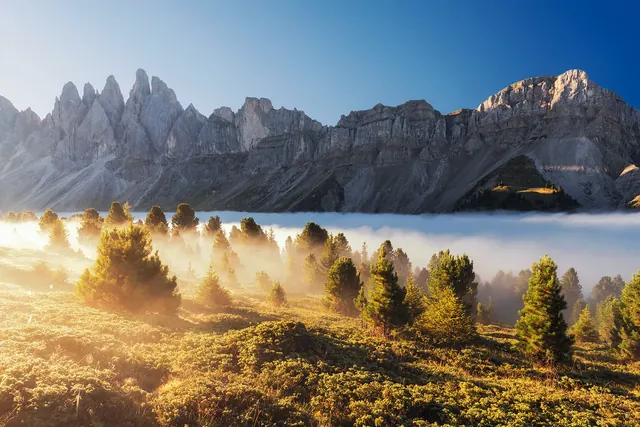 Mountain Landscape with Mist