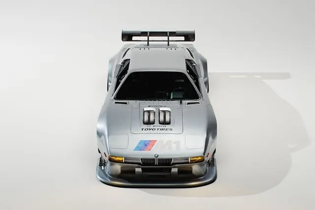 Silver Sports Car Studio Shot