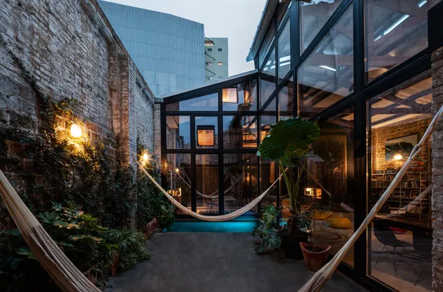 Modern Courtyard Interior