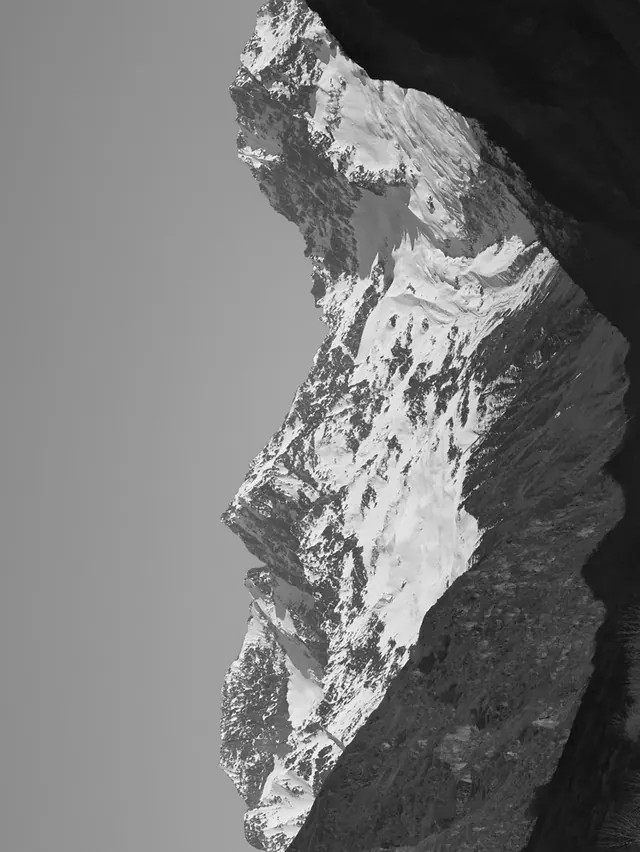 Monochrome Mountain Peak