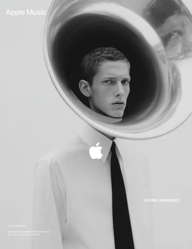 Apple Music Portrait, minimal, monochrome, monochrome