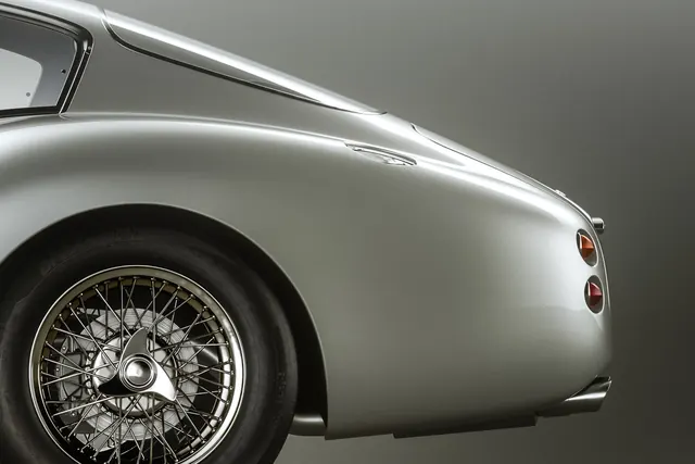 Silver Classic Car Detail