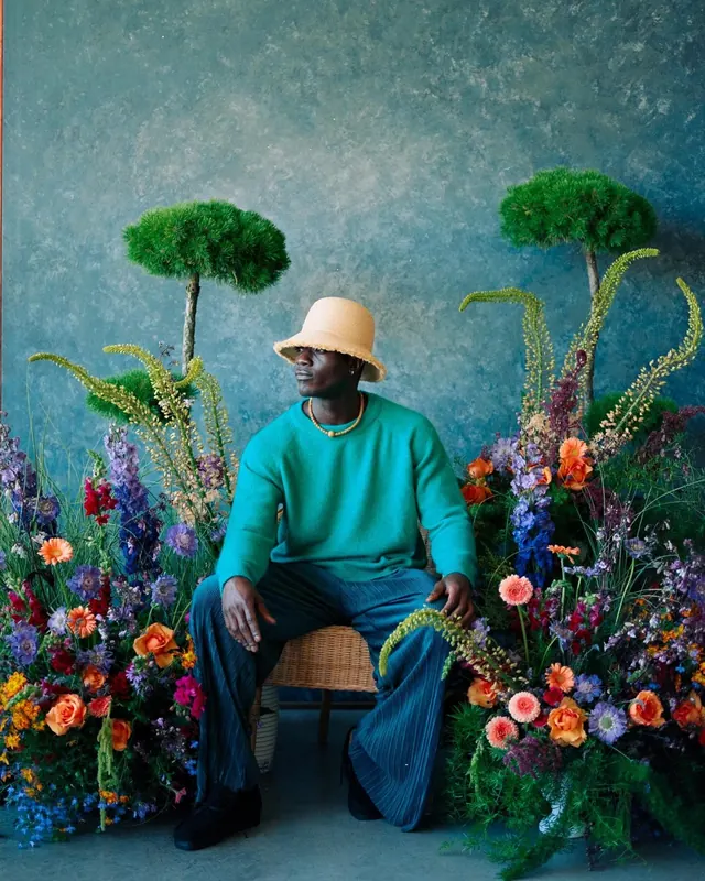 Surrealist Floral Portrait