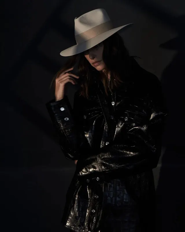 Fashion Portrait in Monochrome