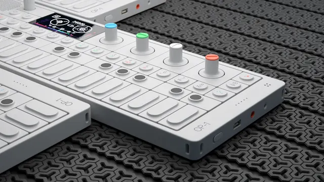 Audio Mixer Hardware Close-up