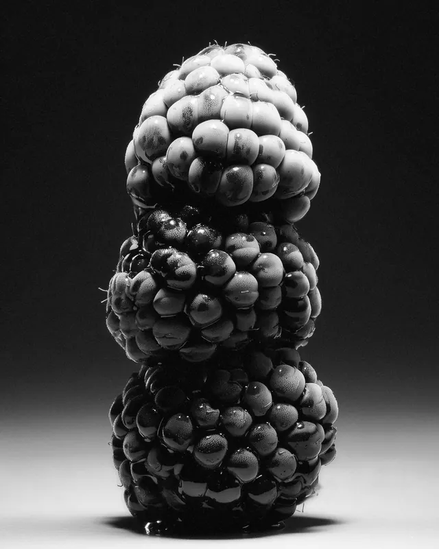 Stacked Berries Macro