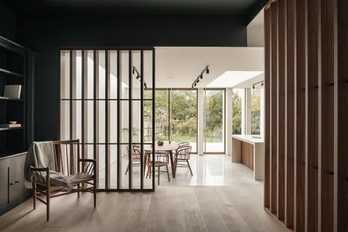 Modern Interior Design with Wood Slats