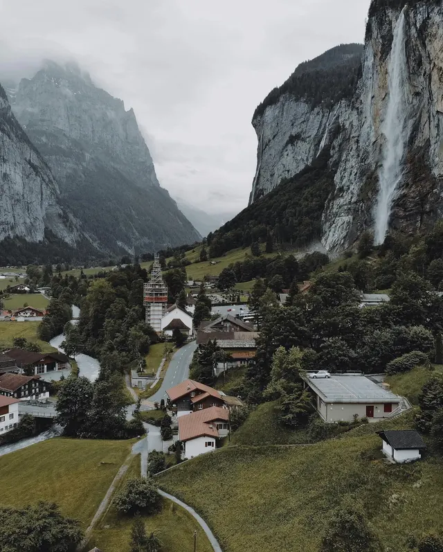 Alpine Village Landscape