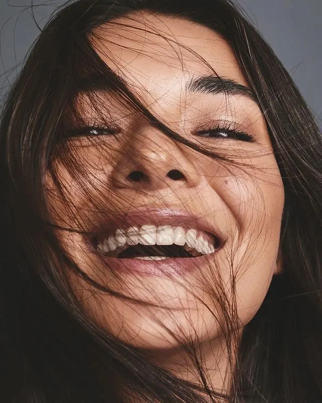 Close-up Portrait of Smiling Woman