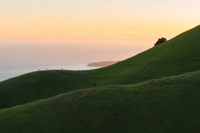 Rolling Hills at Sunset