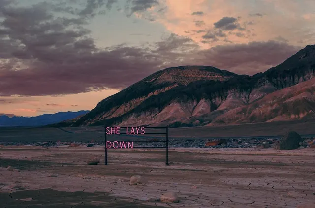Landscape with Text Overlay