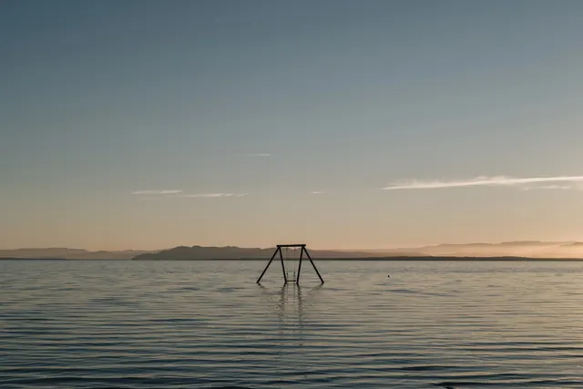Minimalist Landscape with Structure
