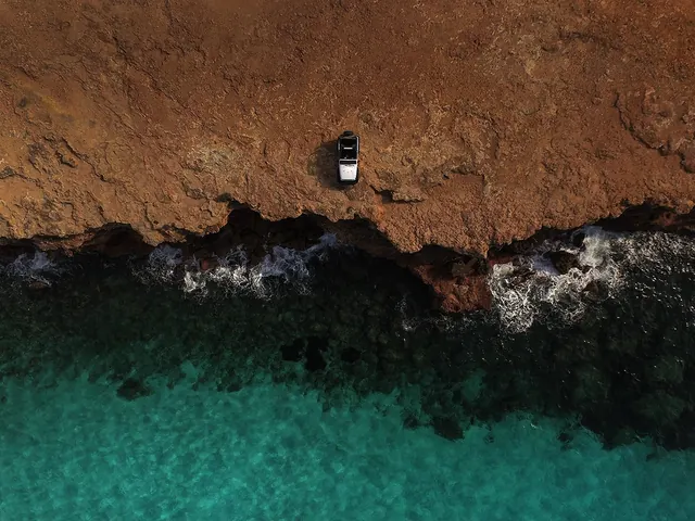 Aerial Coastal Landscape