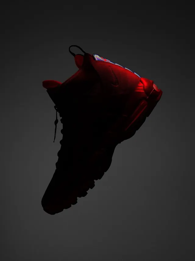 Red Sneaker Product Shot