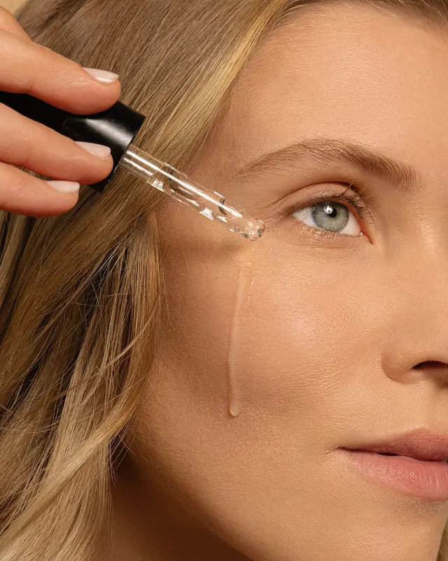 Skincare Serum Application