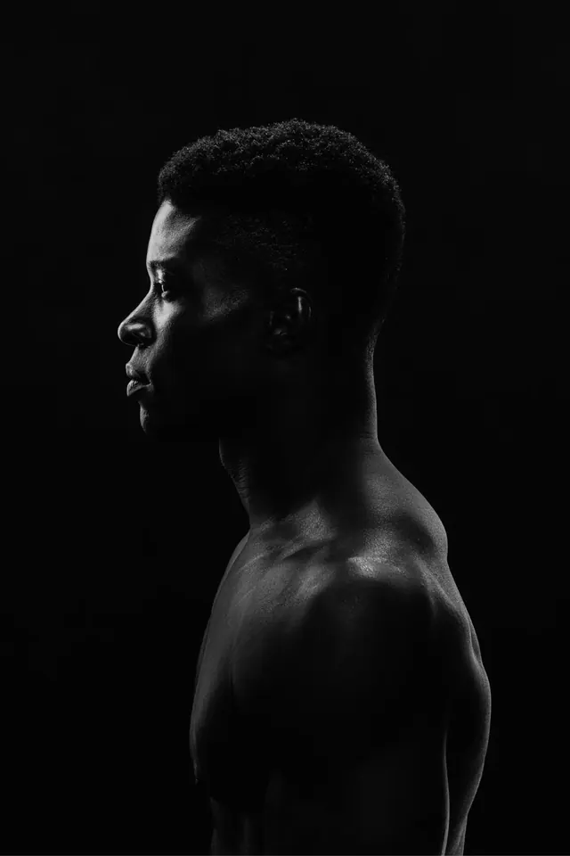 Profile Portrait in Silhouette