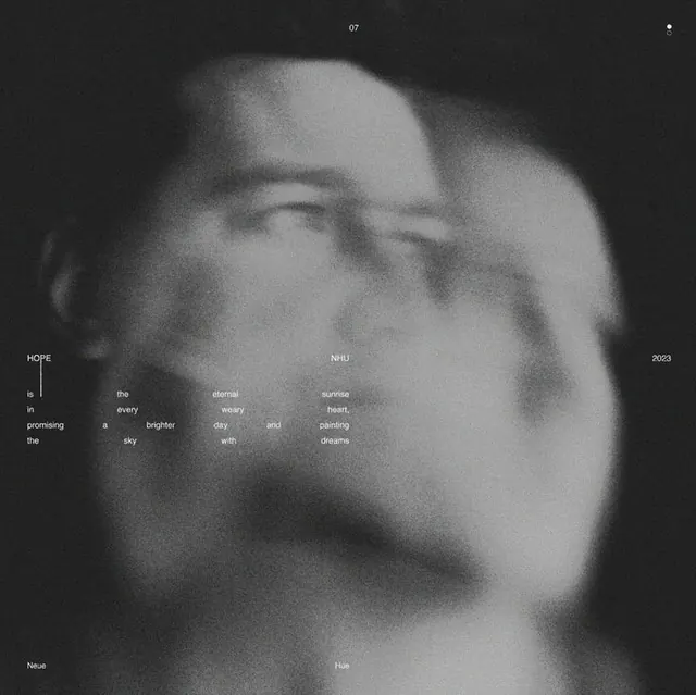 Double Exposure Portrait with Data Overlay, dark-mode, brutalist, dark