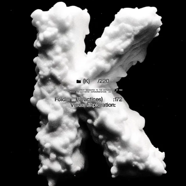 Abstract White Cloud Form, monochrome, organic, high-contrast