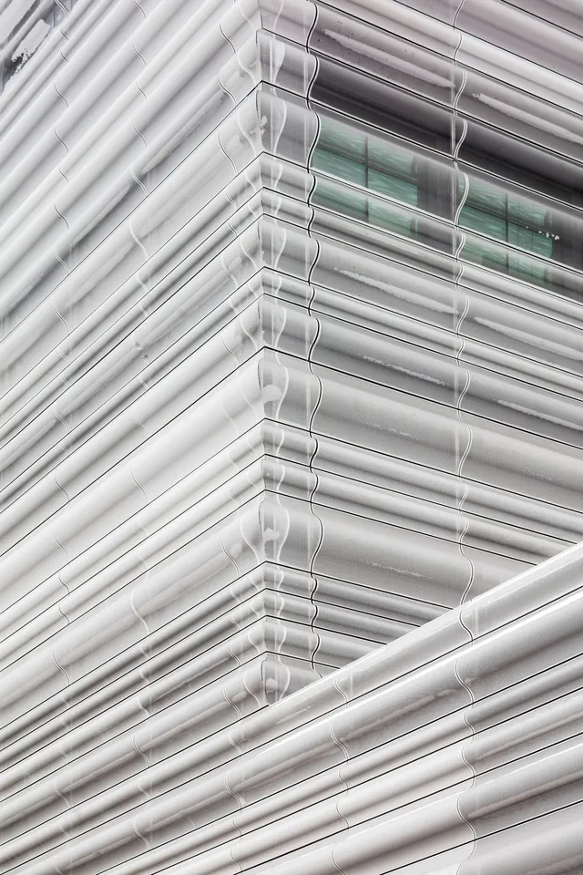 Abstract Architectural Line Pattern, minimal, geometric, monochrome