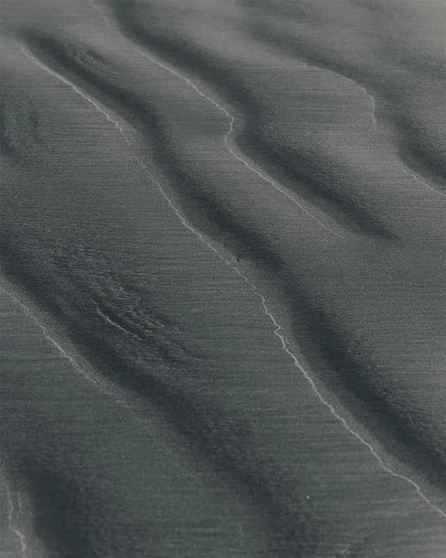 Dark sand ripple macro, photographic, minimal, dark