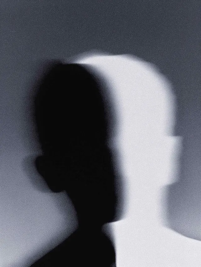 Motion Blur Portrait, minimal, monochrome, monochrome