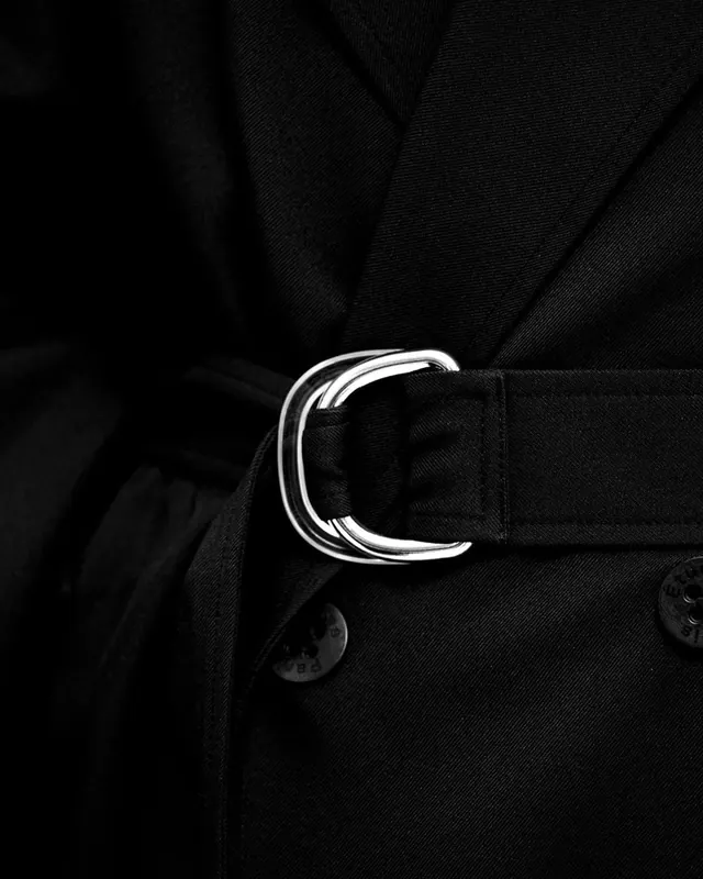 Études coat belt detail monochrome, minimal, monochrome, monochrome