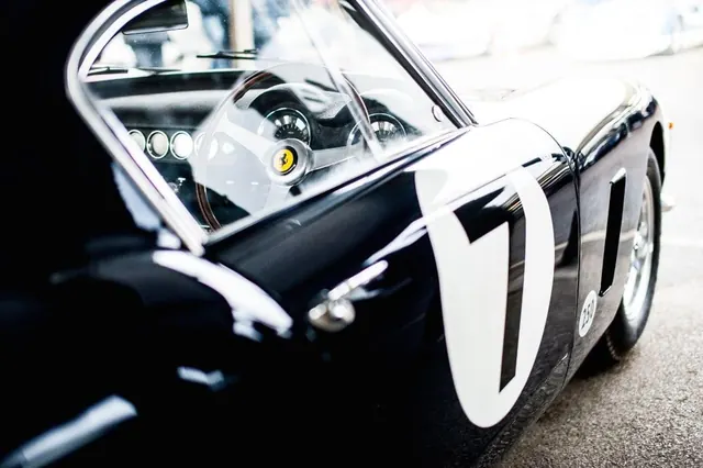 Vintage Racing Car Detail, photographic, retro, monochrome
