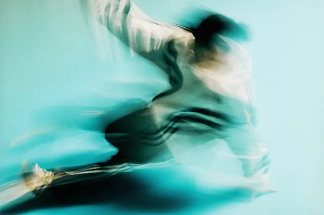 Motion Blur Human Figure, abstract, photographic, cool