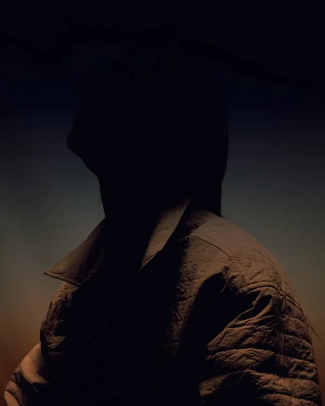 Silhouette Portrait in Shadow