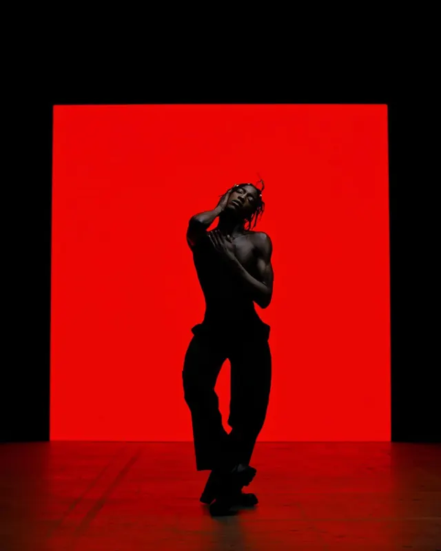 Red Studio Portrait