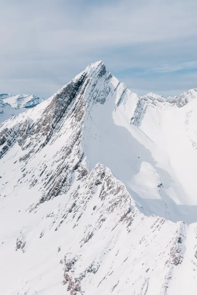 Snowy Mountain Peak