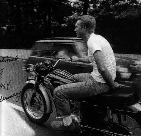 Vintage Motorcycle Portrait