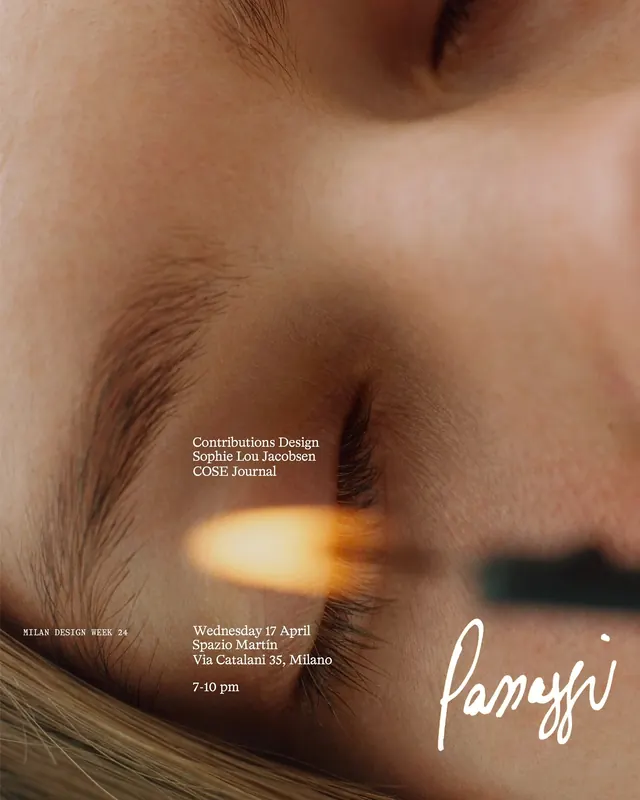 Close-up Portrait with Typography