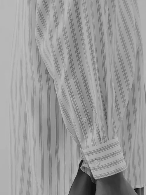 Striped Fabric Detail