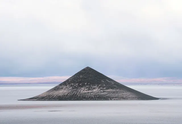 Conical Mountain Landscape