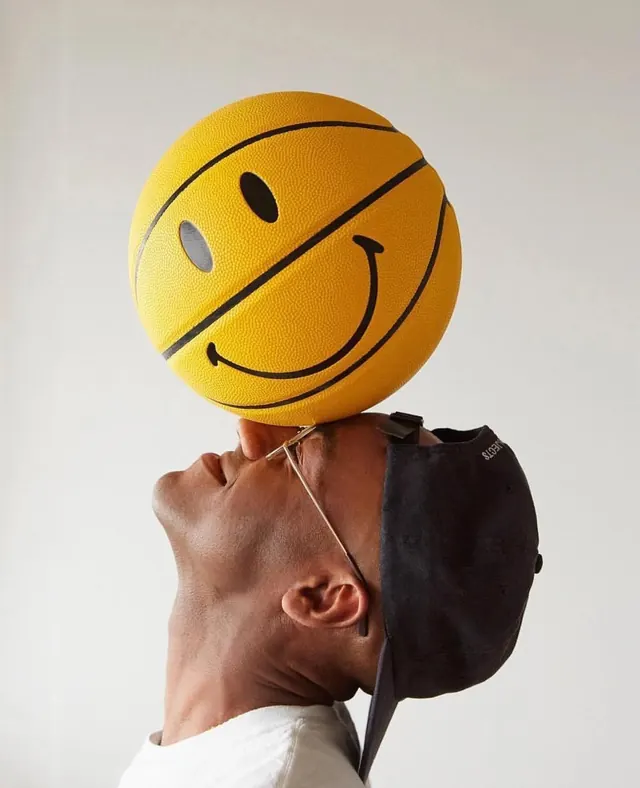 Yellow Smiley Face Portrait