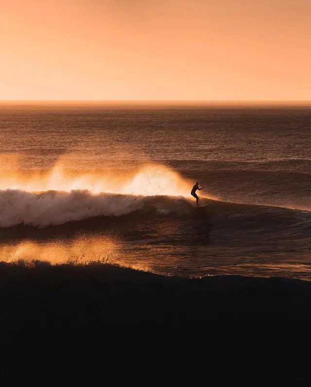 Surfer at Sunset