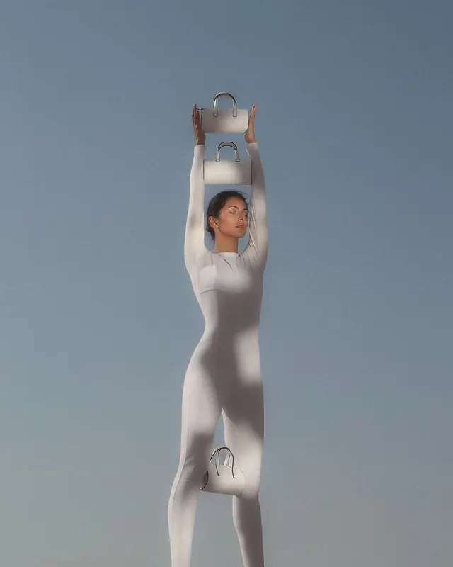 Minimalist Figure in White