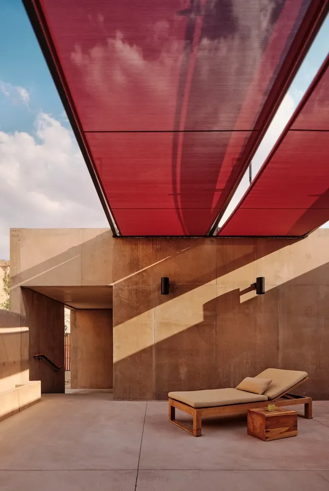 Modern Architectural Courtyard