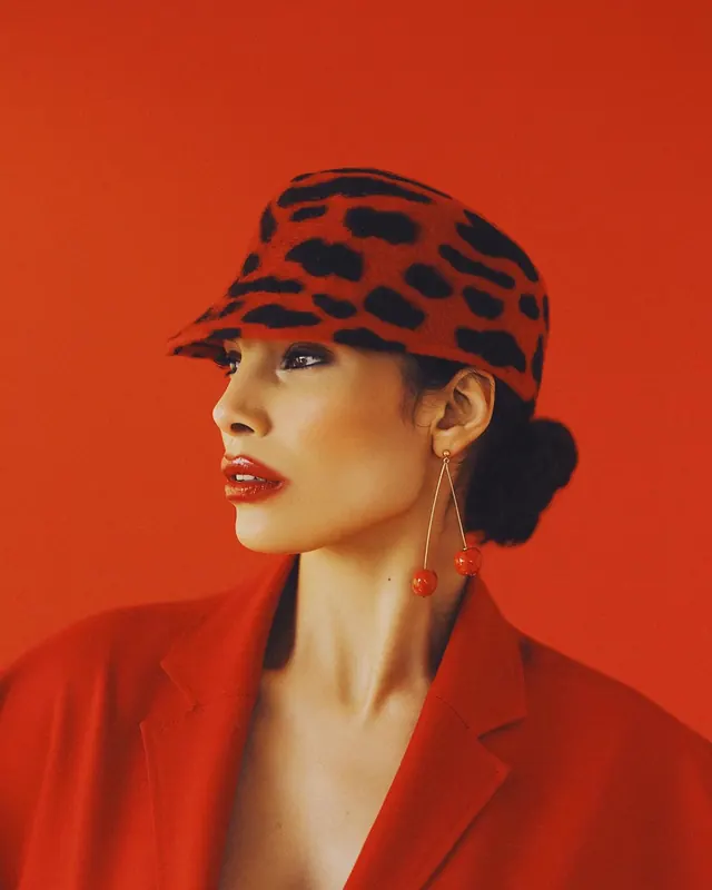 Red Fashion Portrait
