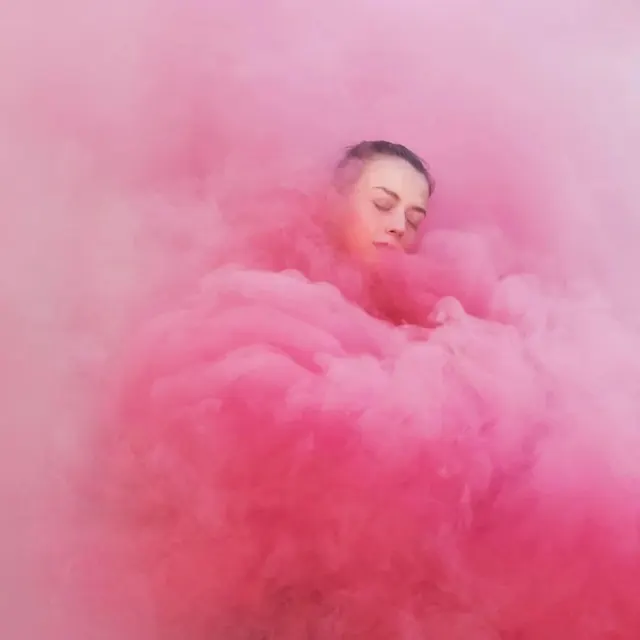 Pink Powder Portrait