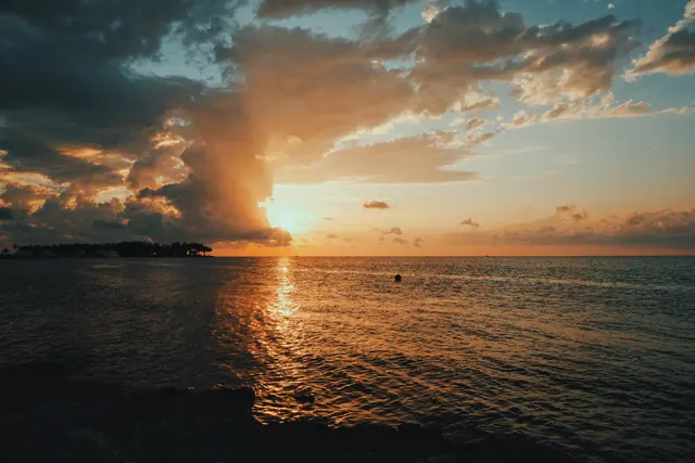 Sunset over Ocean