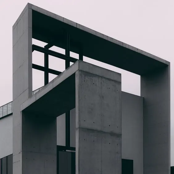 Brutalist Concrete Architecture, brutalist, minimal, monochrome