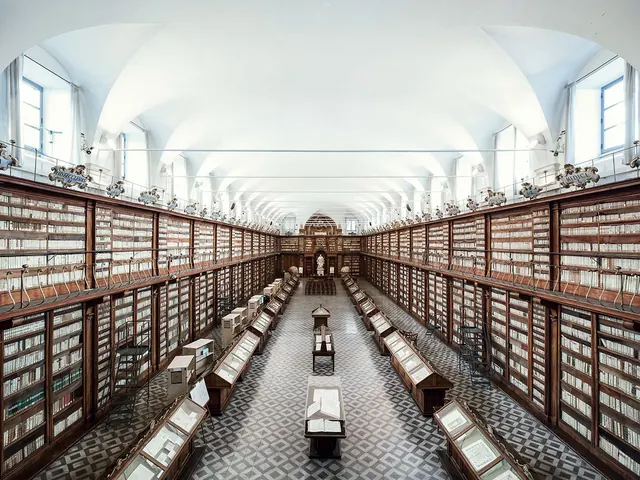 Large Library Interior
